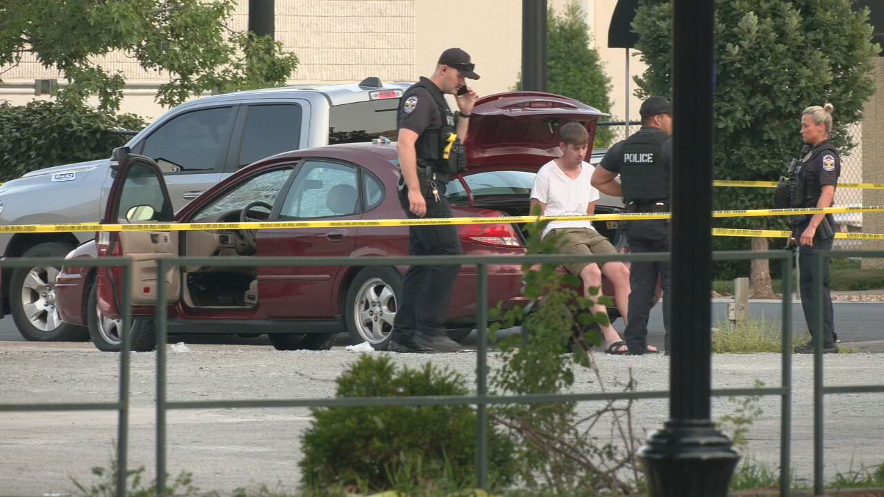 Michael Hurley at scene of downtown Louisville accident
